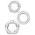 Stay Hard - set penis prstena - 3 komada - prozirno