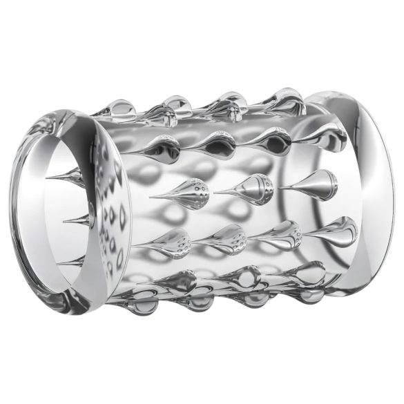 Stay Hard - penis prsten s kuglicama - prozirni