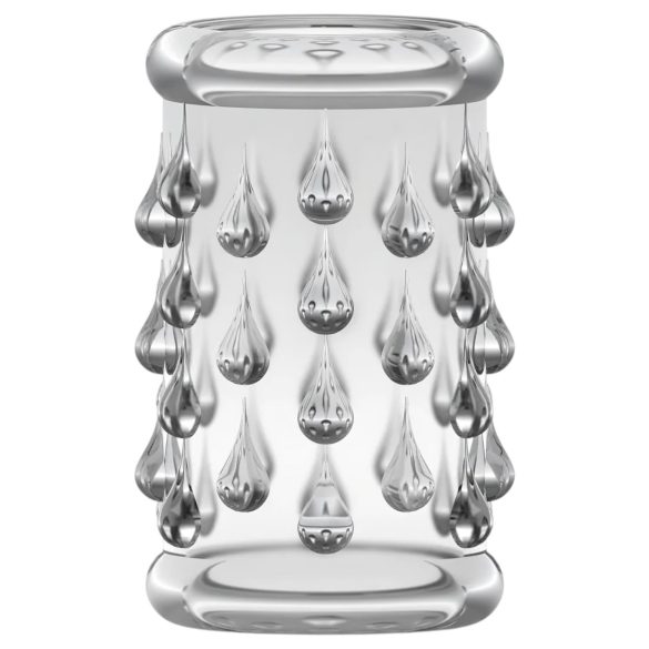 Stay Hard - penis prsten s kuglicama - prozirni