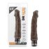 Dr. Skin Vibe No.6 - realistični vibrator (smeđi)