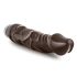 Dr. Skin Vibe No.6 - realistični vibrator (smeđi)