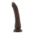 Dr. Skin 8,5 - realističan dildó s držačem - smeđi (20,5 cm)
