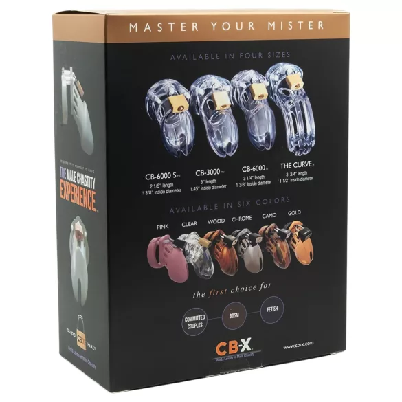 CB-6000 CB-X - penis kavez sa lokotom - crni