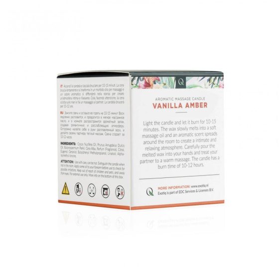 Exotiq Vanilla Amber - svijeća za masažu (60g)