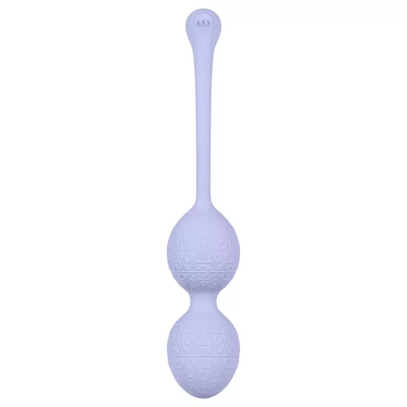Loveline - vibratorni kegel kuglice duo - ljubičasta