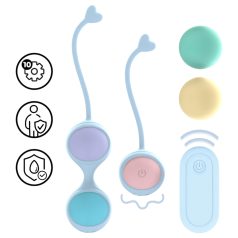   Loveline - set varijabilnih vibrirajućih gejšinih kuglica (plave)