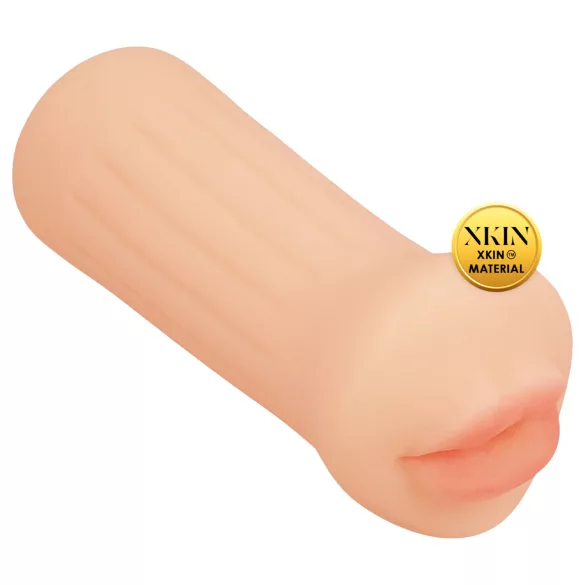 XKIN - realistični umjetni vaginialni masturbator - S (prirodna boja)