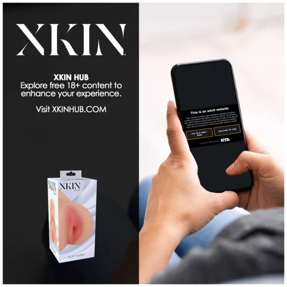 XKIN - realistična umjetna vagina masturbator - M (natur)