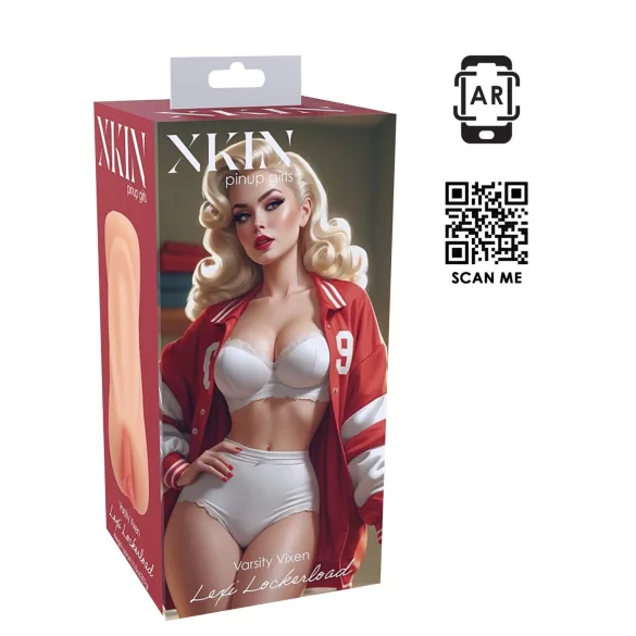 XKIN Lexi Lockerload - realistična umjetna vagina masturbator (prirodne boje)