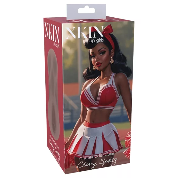 XKIN Cheerleader Cherry - realistična umjetna vagina masturbator (tamna prirodna)