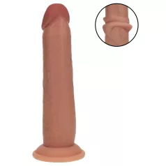   RealRock - dvostruke gustoće realistični dildo (preplanuli) - 20,5 cm