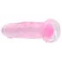 RealRock - realističan dildo s vakuumskim postoljem (ružičasti) - 12,7 cm