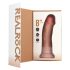 REALROCK - Vibrator s vakuumskim postoljem - prirodni (20,5 cm)