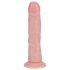 REALROCK - Vibrator s vakuumskim postoljem - prirodni (20,5 cm)