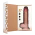RealRock - rotirajući vibrator - prirodna boja - 20,5 cm