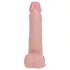 RealRock - rotirajući vibrator - prirodna boja - 20,5 cm