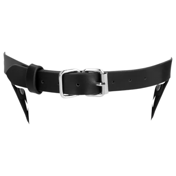 Ouch! - maska kavez od umjetne kože - crna