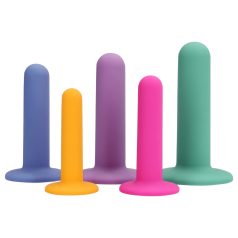 Loveline - set trenažera dildo - 5 komada - raznobojni