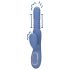 Loveline - masirajući grijaći vibrator (plavi)