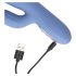 Loveline - masirajući grijaći vibrator (plavi)