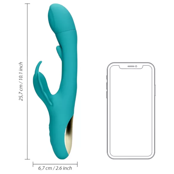 Loveline - vibrator leptir s jezikom - tirkizna