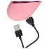 Loveline - vibrator za klitoris na punjenje - tapping funkcija - silikon, pink