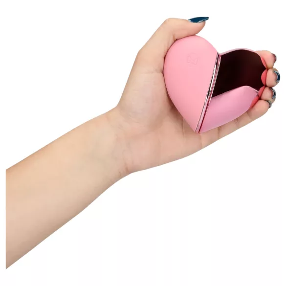 Loveline - vibrator za klitoris na punjenje - tapping funkcija - silikon, pink