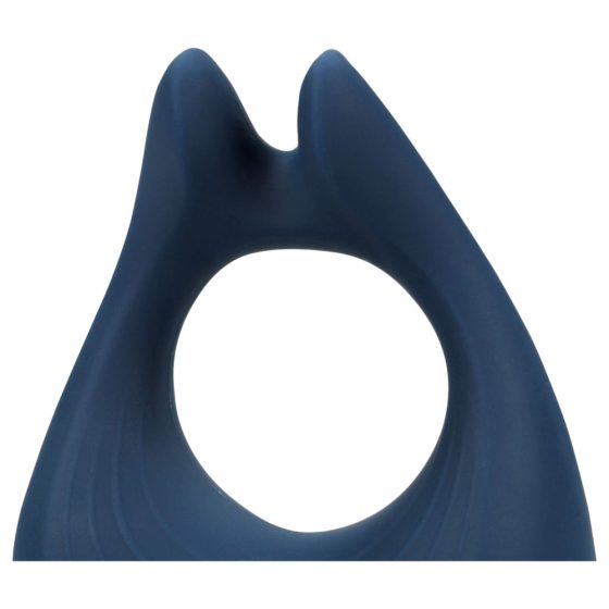Loveline - punjivi, vibrirajući prsten za penis (plavi)
