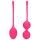 Loveline - set vaginskih kuglica s utezima - 2-dijelni (pink)