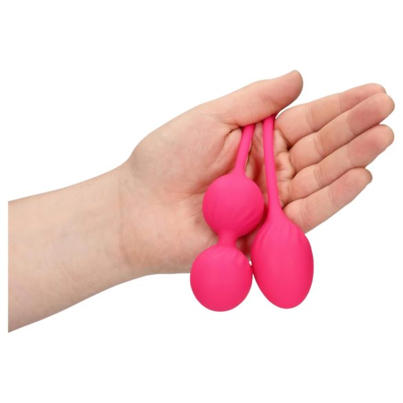 Loveline - set vaginskih kuglica s utezima - 2-dijelni (pink)