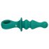 Loveline - punjivi analni vibrator s perlama (zeleni)