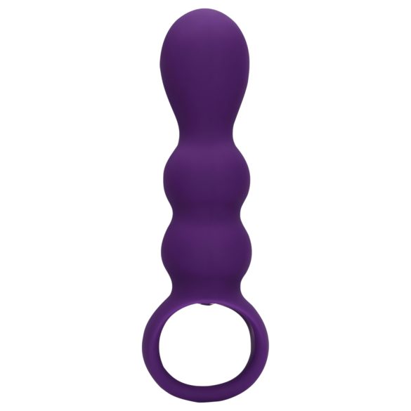 Loveline punjivi kuglasti analni vibrator (ljubičasti)