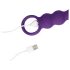 Loveline punjivi kuglasti analni vibrator (ljubičasti)