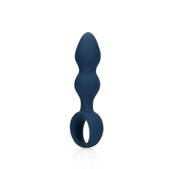 Loveline - analni dildo s prstenom - veliki (plavi)