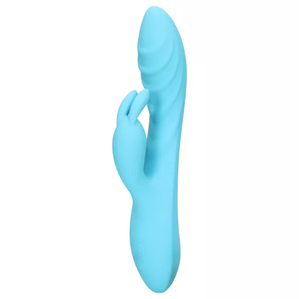 Loveline - vodootporni vibrator s ušima zeca za klitoris - plavi