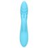 Loveline - vodootporni zeko vibrator s klitoralnim nastavkom (plavi)