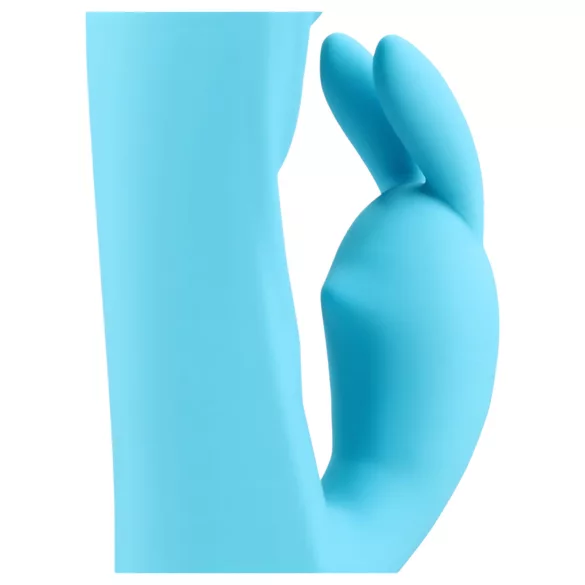 Loveline - vodootporni vibrator s ušima zeca za klitoris - plavi