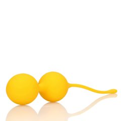   Loveline - set silikonskih lopti za gejše - 2 dijela (žuta)