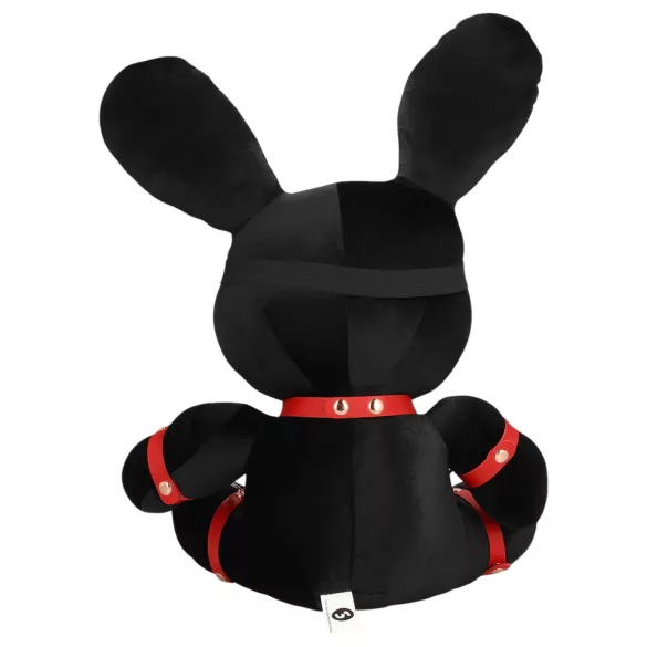 Bondage Rabbit - BDSM lisice s krznenim - crna