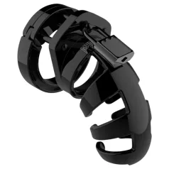 ManCage Model 02 - kavez za penis (crni) - 9 cm