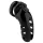 ManCage Model 06 - kavez za penis za muškarce (crni) - 14 cm