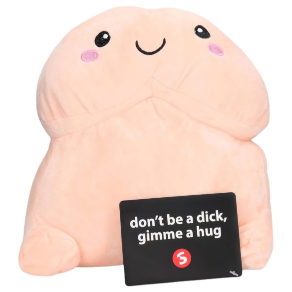 Plišana debela penis jastučnica - 30cm (prirodno)
