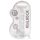 REALROCK - prozirni realistični dildo - prozirni (17 cm)