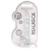 REALROCK - prozirni realistični dildo - prozirni (17 cm)