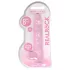 RealRock - realistični dildo - proziran ružičasti - 19 cm