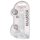 REALROCK - prozirni realistični dildo - prozirni (19 cm)