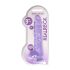 REALROCK - prozirni realistični dildo - ljubičasti (22 cm)