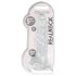 REALROCK - prozirni realistični dildo - transparentan (22 cm)