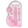 REALROCK - prozirni realistični dildo - ružičasti (15 cm)