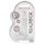 REALROCK - prozirni realistični dildo - proziran (15 cm)